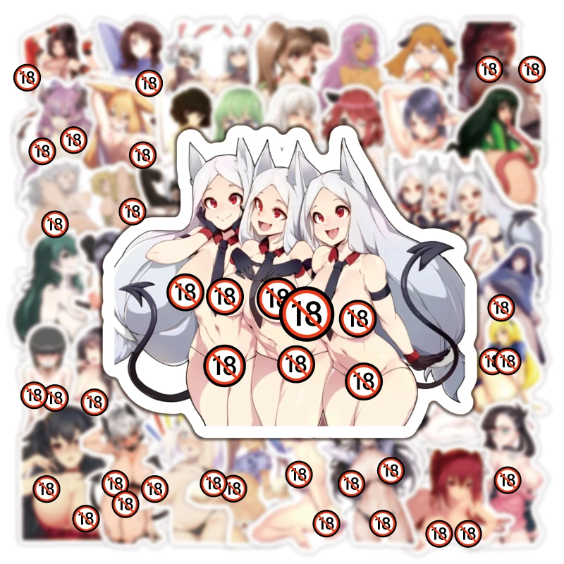 Cartoon stickers 50pcs customized attractive posture indescribable decorative patterns powerful hidden resources