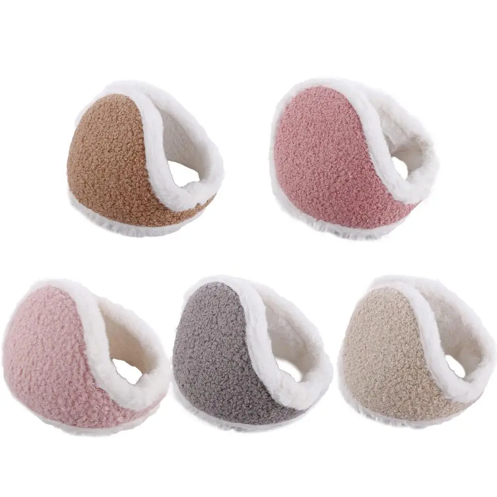 

Fashion Riding Skiing Anti-Wind Outdoor Female Earflap Keep Warmer Folding Ear Cover Ear Warmers Earcap Plush Earmuffs