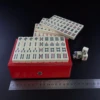 Compact Mahjong Set with Storage Box - 144 Tiles for Travel and Home Play 1