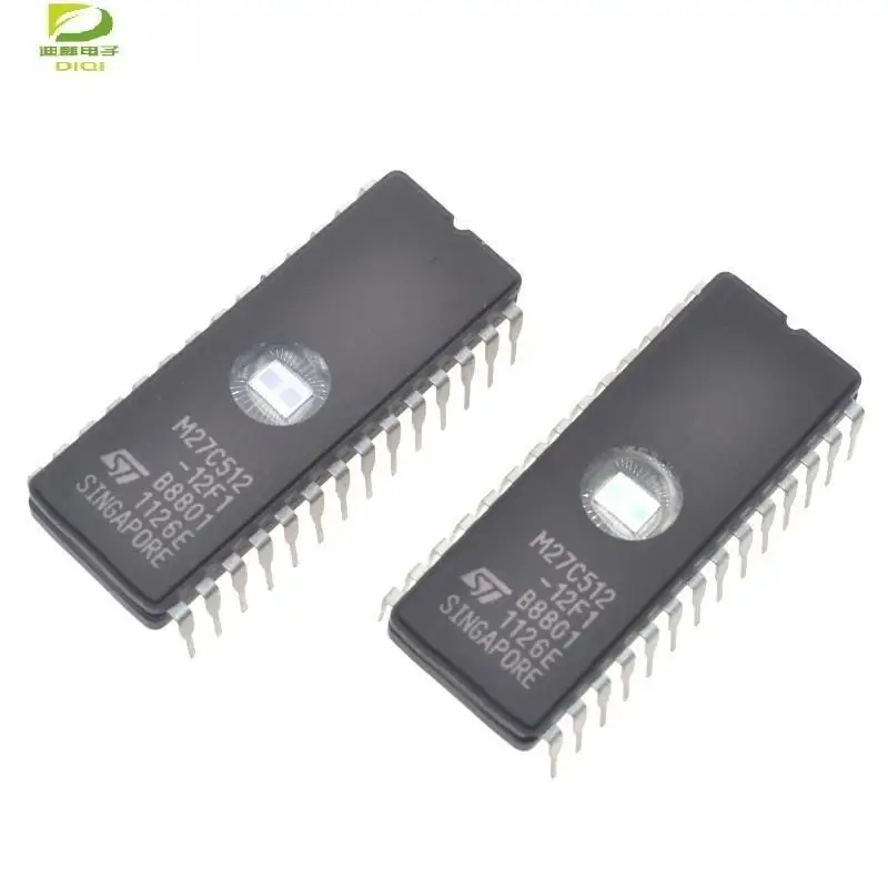 Free shipping 10pcs new ST M27C512 12F1 M27C512 10F1 27C512 DIP 28 ...