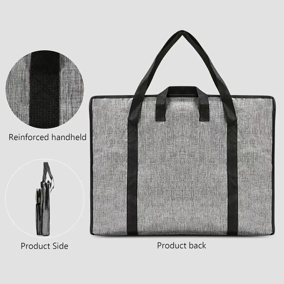 Art Portfolio Bag 14x20inch Large Capacity Art Portfolio Case with Handles Waterproof Bag Organizer Artist Carrying