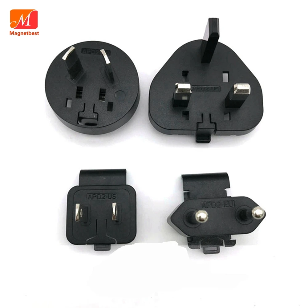 2PCS/lot APD2 EU UK PLUG Switch Connector Adapter for APD Power Supply