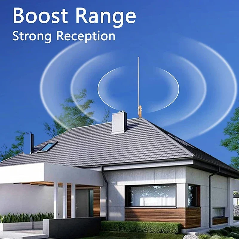 Outdoor 868/915MHz Fiberglass Lora Antenna Amplifier Long Range Signal Booster N-Male 25cm for Helium Nebra Bobcat Miner