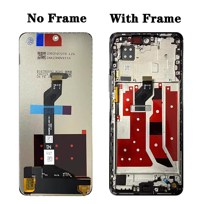 6.78 화웨이 노바 9 SE 9SE 5G JLN-LX1 LCD 디스플레이 스크린 터치 패널 디지타이저 명예 50 SE JLH-AN00 LCD 프레임 디스플레이