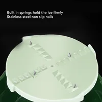 Rasoir à glace manuel, machine à glace, facile à utiliser, portable, petite manivelle, machine à cône de neige pour la maison, la cuisine, le camping 3