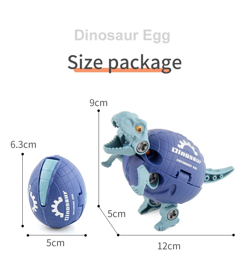 DIY Disassembly Assembly Dinosaur Toy Set Screw Nut Combination Assembling Dinosaur Model Educational Toy For Children Kids Gift
