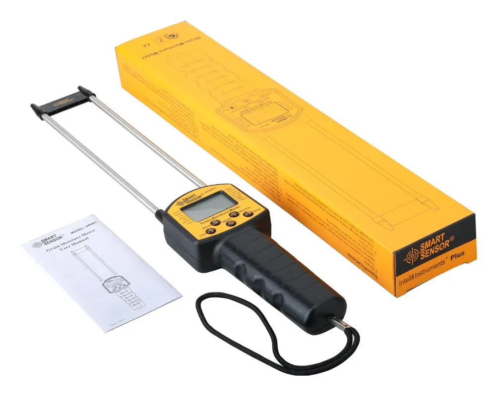 AR991 Professional Digital Grain Moisture Meter for Corn Wheat Rice Bean Peanut Grain Measurement Moisture Tester grain moisture meter