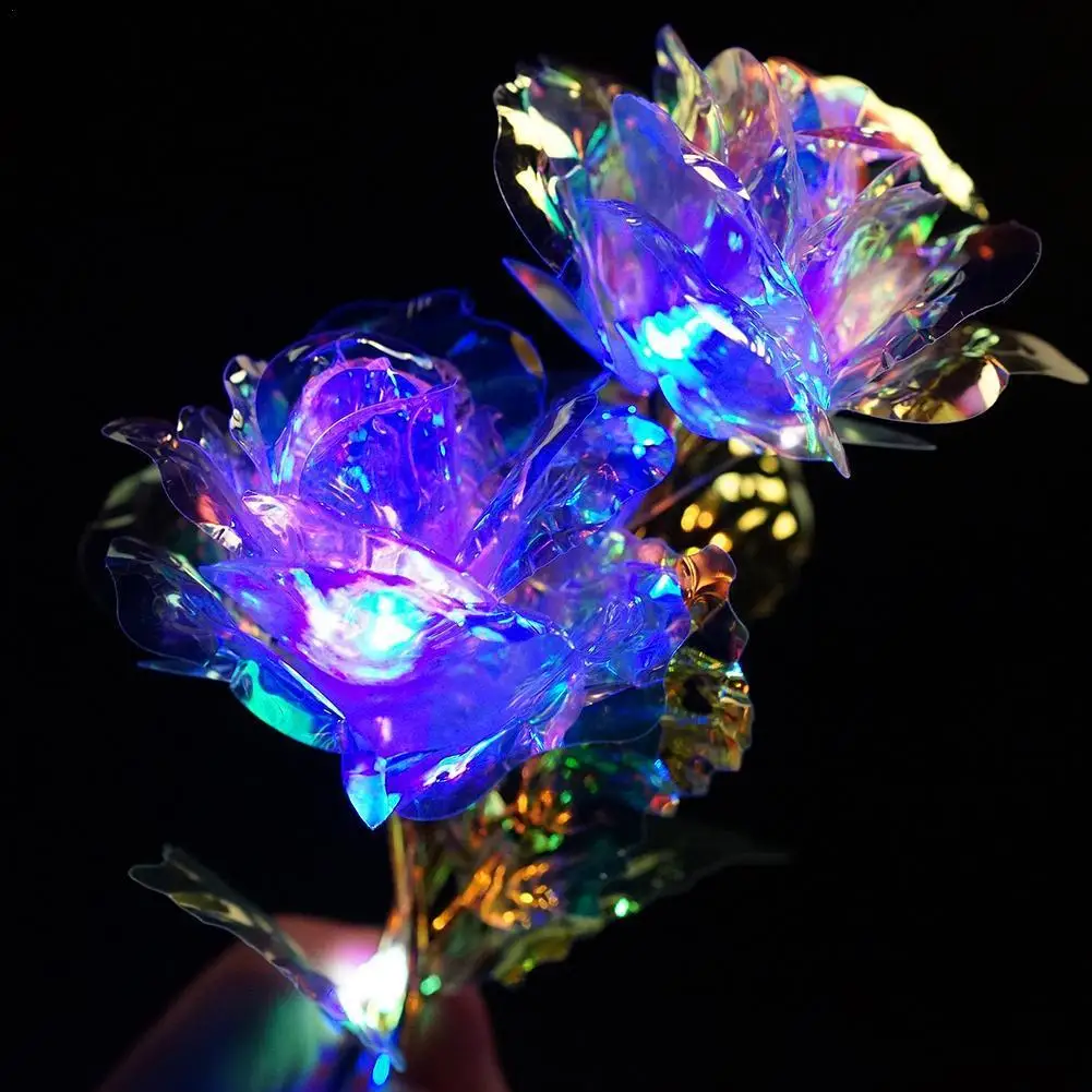 24k Gold Dipped Rose Fake Flower Artificial Flowers Eternal Rose With