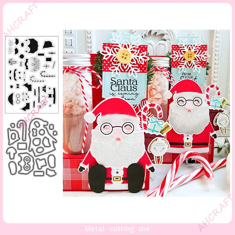 

Santa Seal Set Silicone Clear Seal DIY dies scrapbooking 2023 new