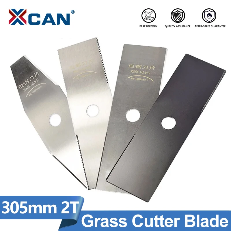 XCAN1pieza305mm2Tcuchillacortadoradecepillodeaceroblancocortadoradecéspedpiezasdedesbrozadorahojarectaderepuestoparacortacésped-AliExpress