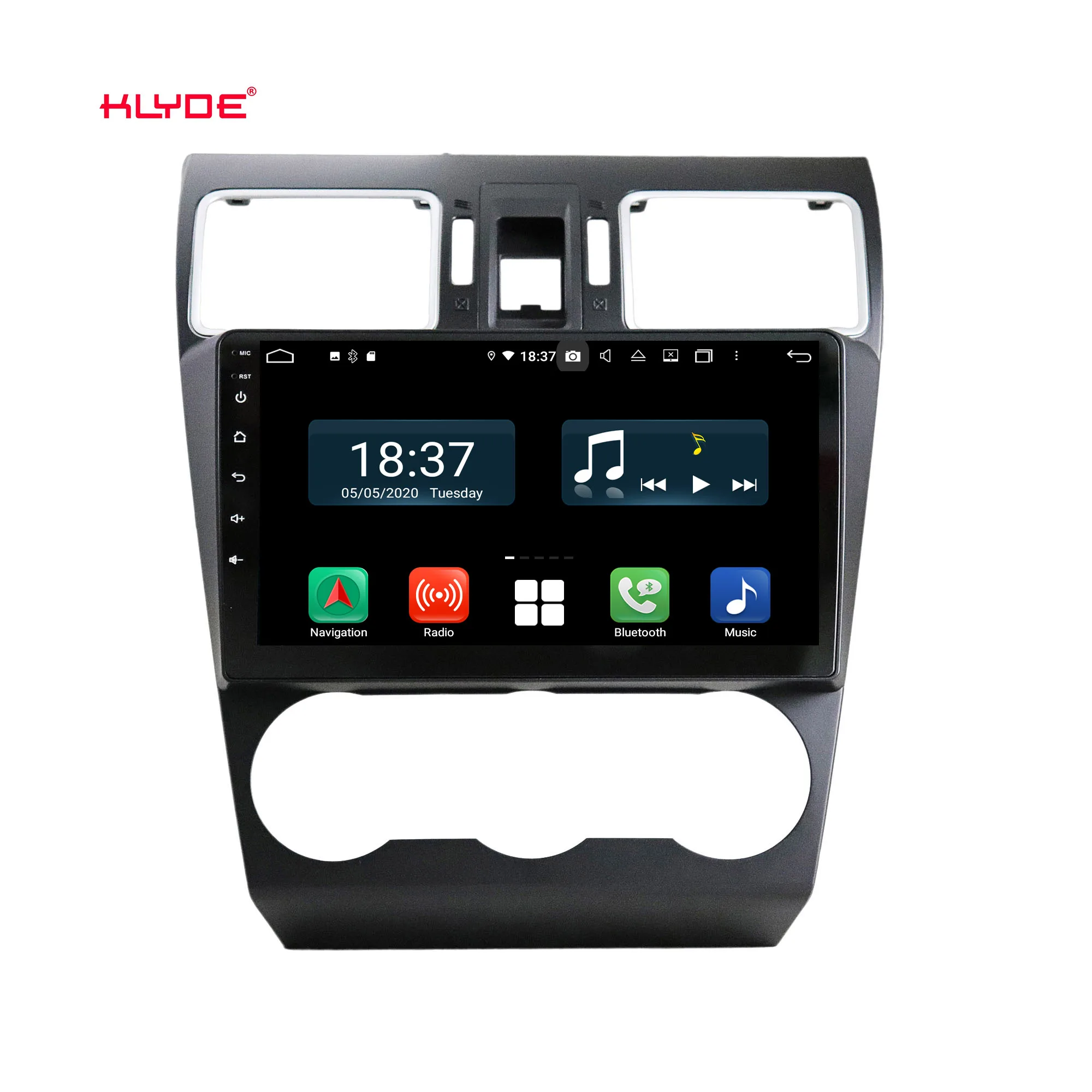 

kd-1964 klyde 9 inch touch screen android 10.0 car dvd player radio for Subaru Forester 2015-2018 gps navi head unit car audio