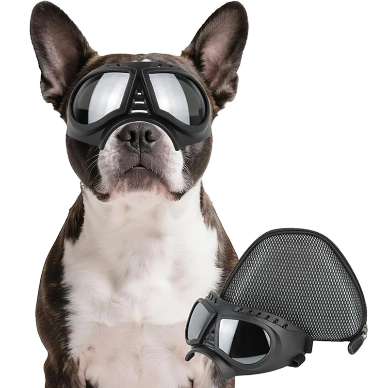 Wide-Snout Soft Frame Dog Goggles - Tactical Driving Sunglasses
