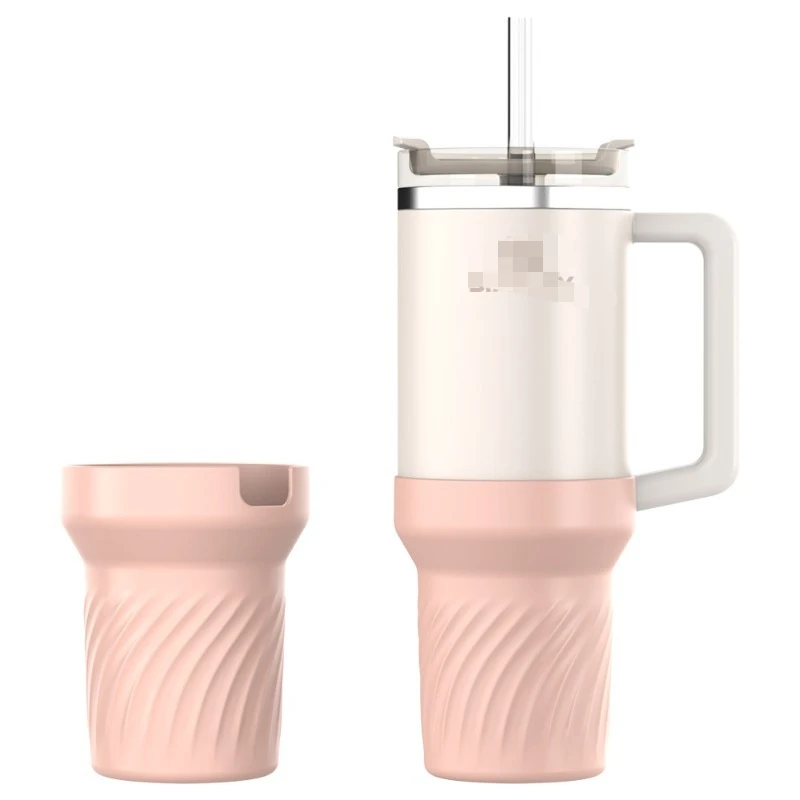 Silicone Cup Bottom Protector Sleeve for Stanley Cups - Convenient and Practical Home Essential Travel Cup  Accessories