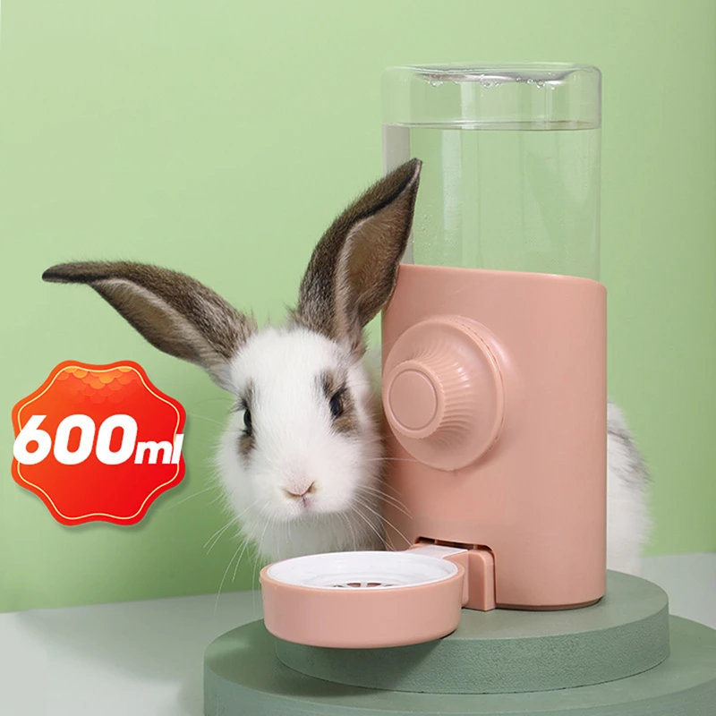 600ML Rabbit Water Dispenser Automatic Largecapacity Siphon Feeding