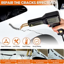 

Plastics Welder Hot Staplers Machine Garage Tools 50W Staple PVC Repairing Machine Car Bumper Repair Soldering