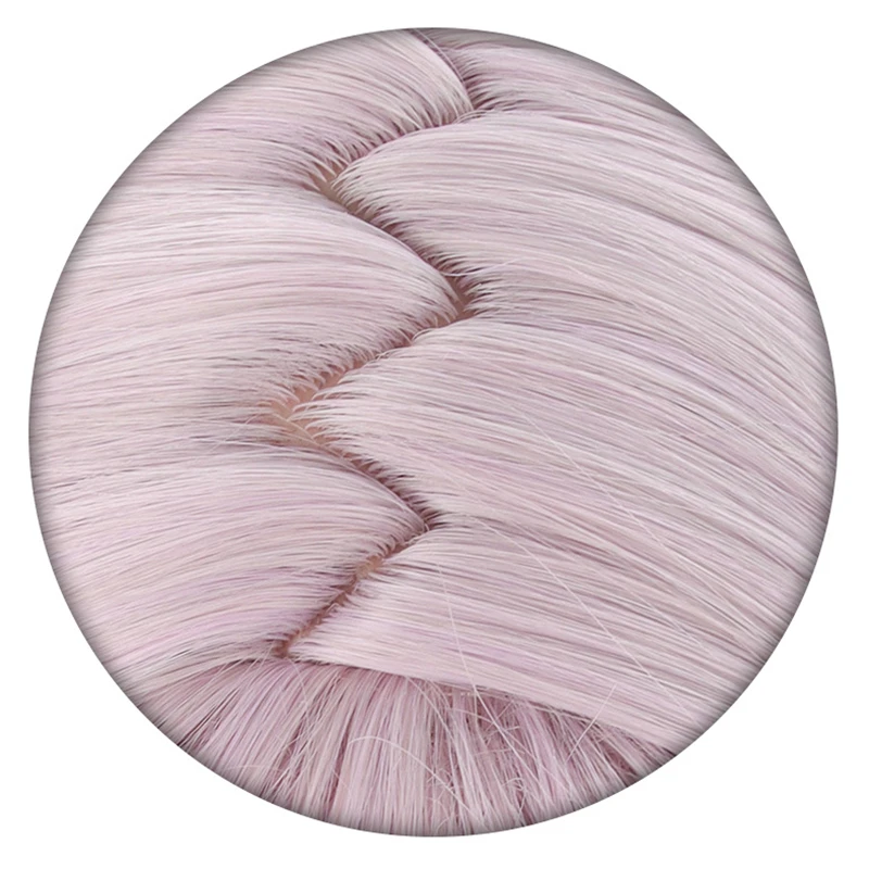 Call of the Night-Inspired Nazuna Nanakusa Pink Braid Synthetic Wig for Cosplay Events