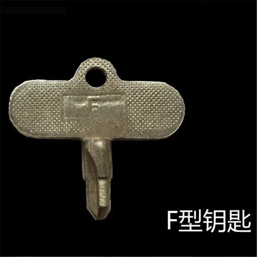Brass Double Inner Wire Cross Lock Valve Magnetic Word Heating Key Valve Special Floor Heating Switch Lock Ball