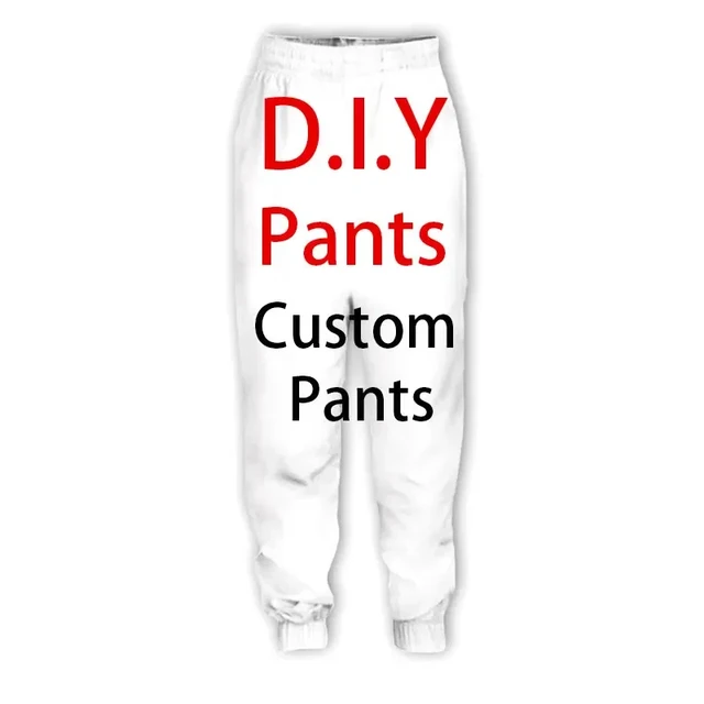 DIY Custom Design Your Own Pictures 3D Print Casual Pants Sports Sweatpants  Straight Pants Sweatpants Jogging Pants Trousers - AliExpress