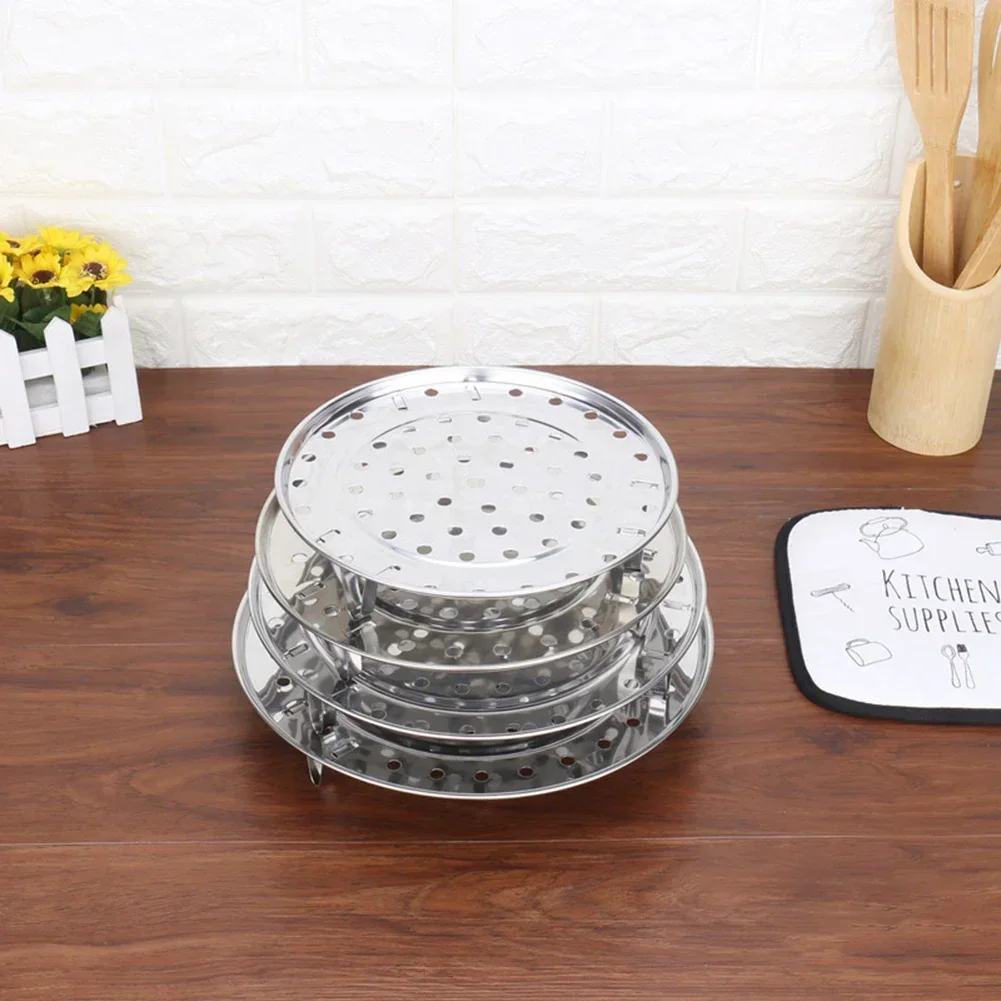 Steamer Rack steamer rack 18-30CM Stainless Steel For Stock Pots Steaming Tray Stand Cook Ware Tool Bread Tray Kitchenware Cooking Tools