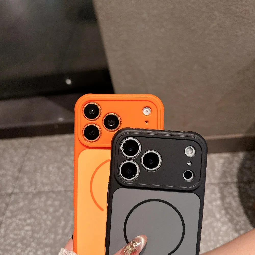 Premium Glossy Hard Shockproof Glass Case with Macaron Candy Colors