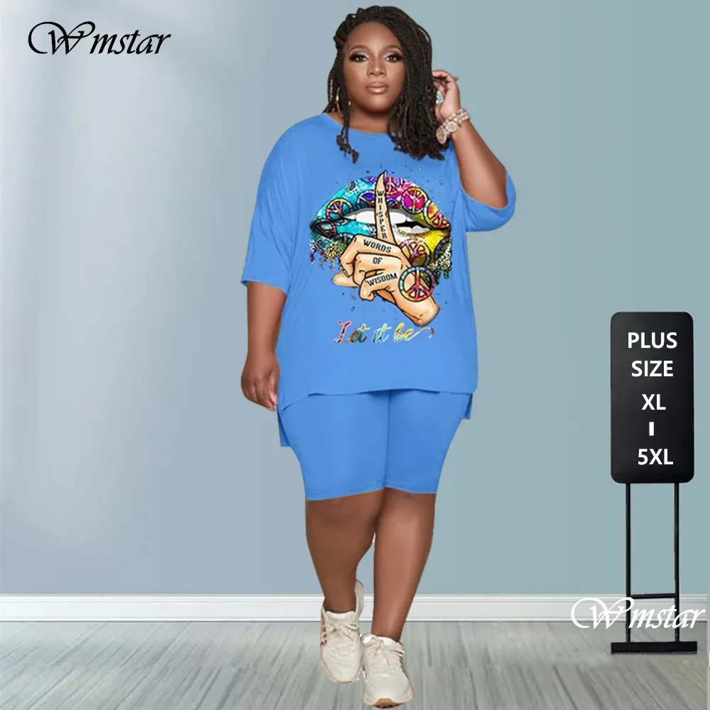 Tracksuit Plus Size Two Piece Set Women 