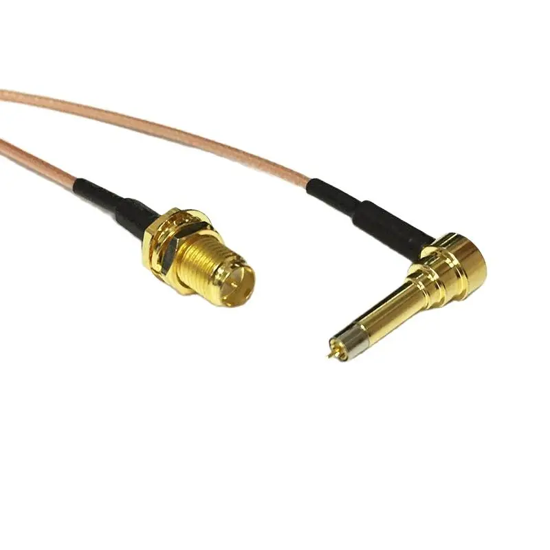 

New Wireless Modem Wire RP-SMA Female Jack Nut Switch MS156 Right Angle Connector RG178 Cable 15CM 6" Wholesale