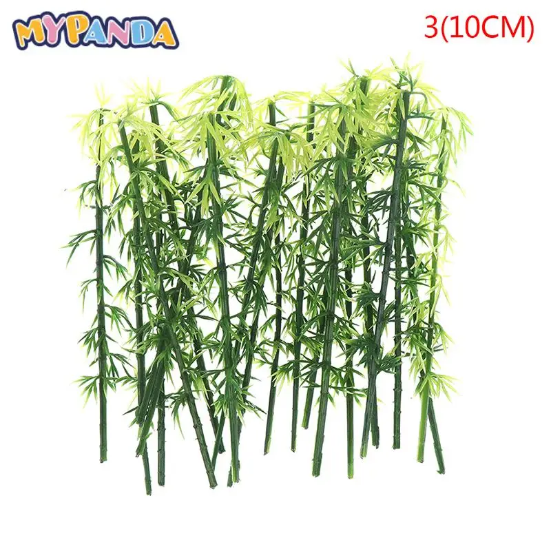 

20pcs Miniature Model Tree Landscape Bamboo Tree Sand Table Model Decoration Accessories Toys Decoration