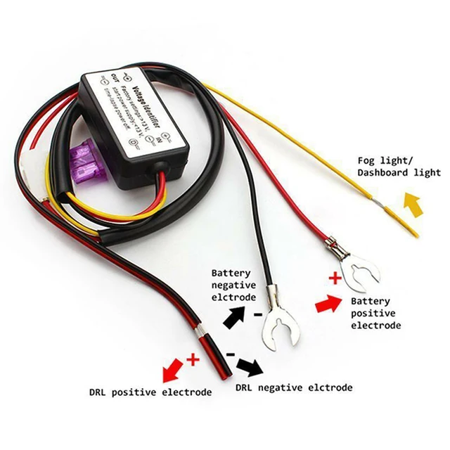 Car Daytime Running Light Controller  LED Delay Controller Automatic ON/OFF Harness Controller Module DRL Relay 1