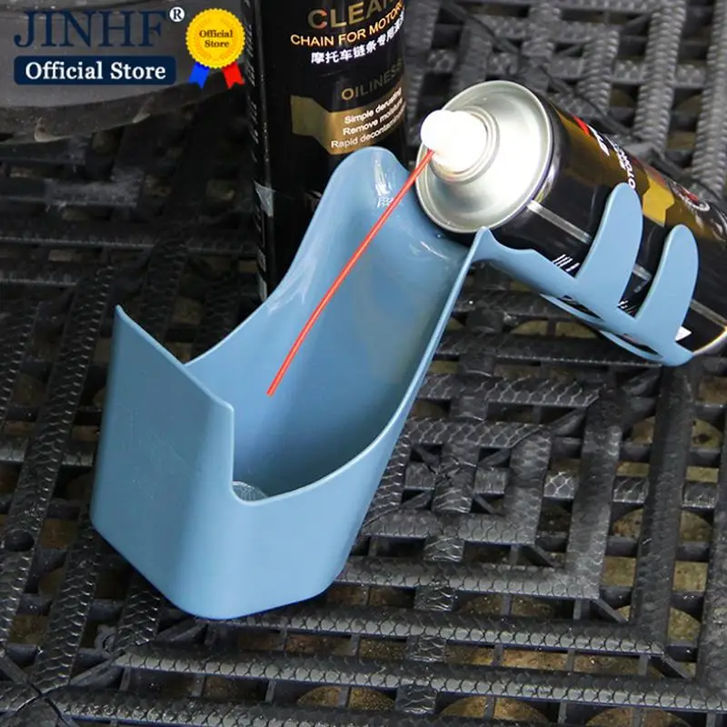 Motorcycle Bike Chain Oil Storage Tool Box Chain Cleaning Oil Splash