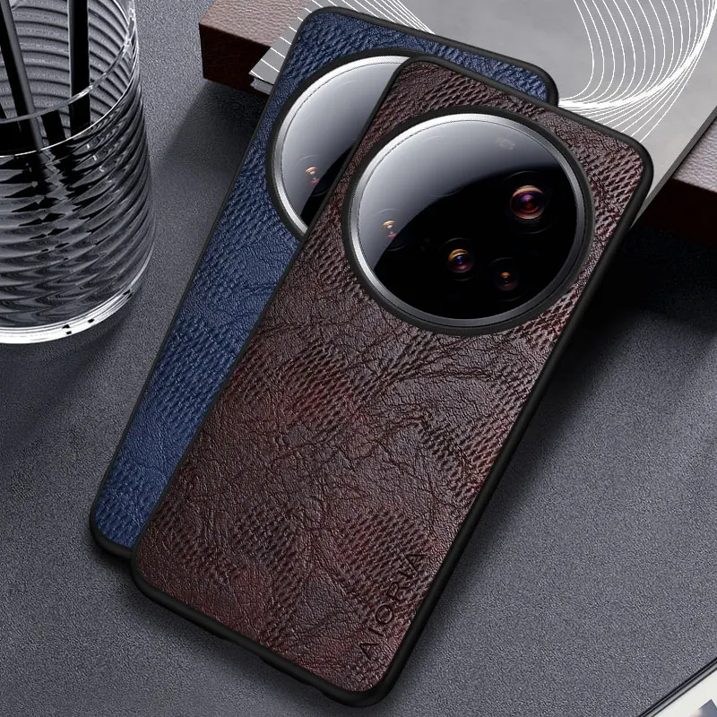 Leather Business Wind Pattern Cover