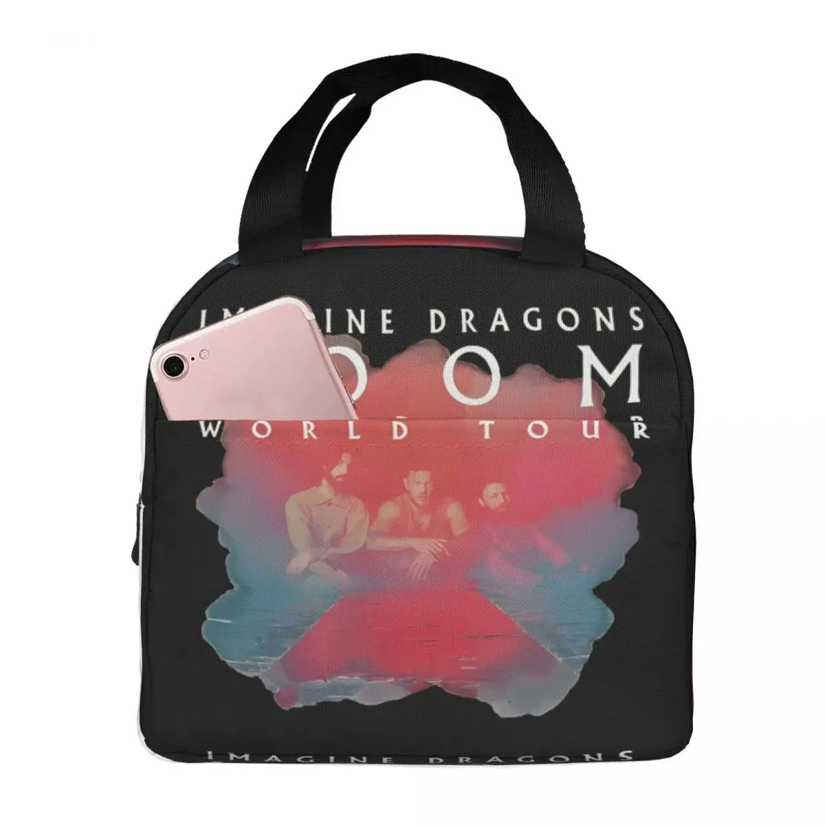 Loom Tour New Album Insulated Lunch Bags Large Imagine Dragons Band Meal Container Cooler Bag Lunch Box Tote Food Handbags