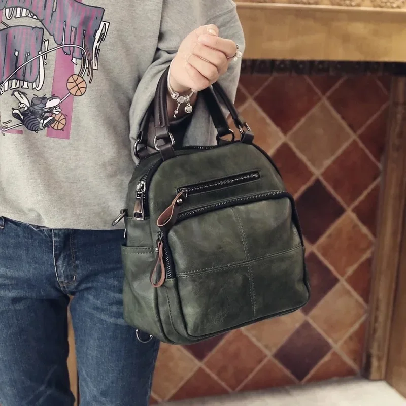 Women Shoulder Bag Real Split Suede Leather
