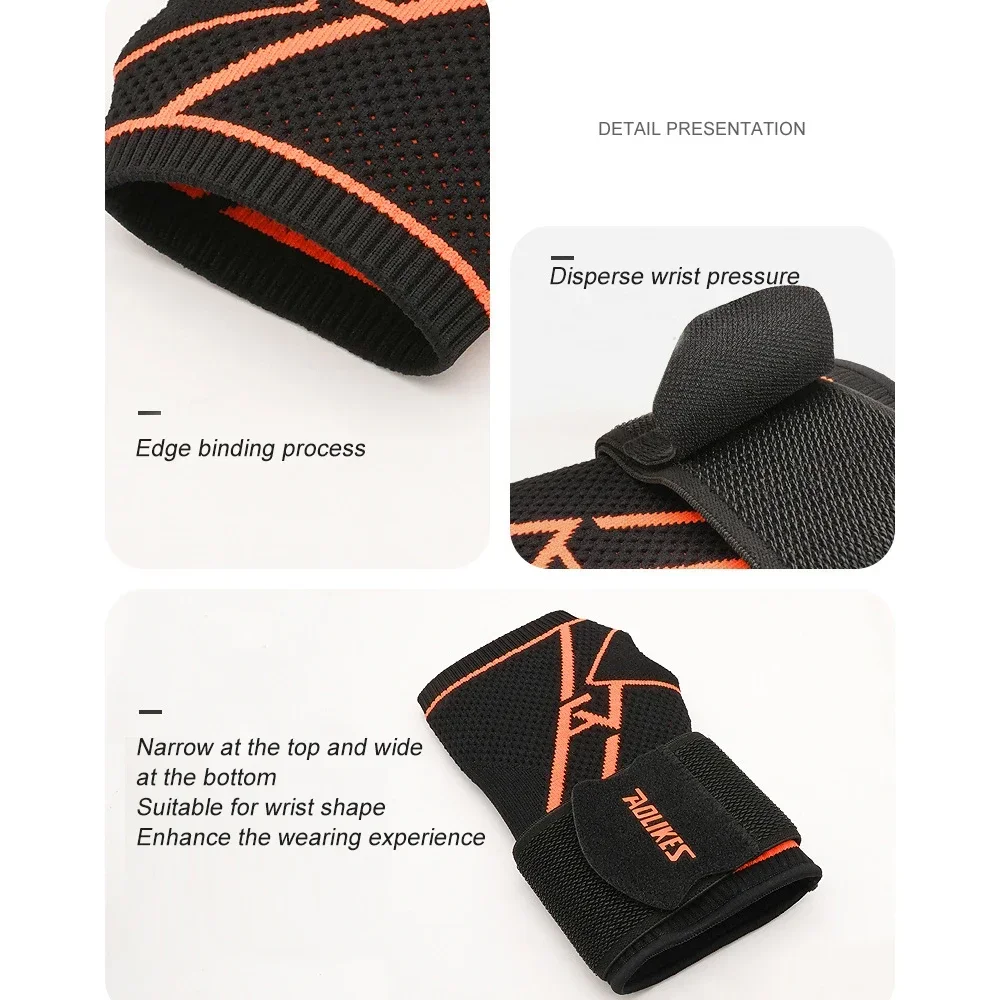 1PCS Wrist Brace,Elastic Wrists Support with Strap,Wrists Compression Wrap Adjustable Wrist Straps-Sports Use for Men Women