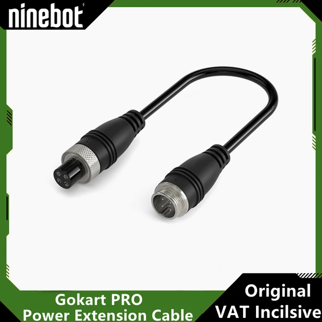 Original Power Extension Cable For Ninebot by Segway Go Kart Kit Gokart PRO  Ninebot Balance Scooter