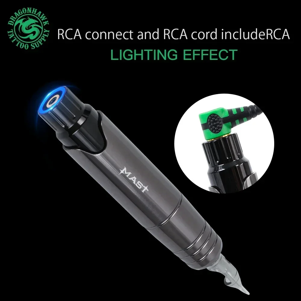 Dragonhawk Mast Tattoo P10 Makeup Permanent Machine Rotary Pen Eyeliner Tools Tattoo Machine Pen Style Accessories For
