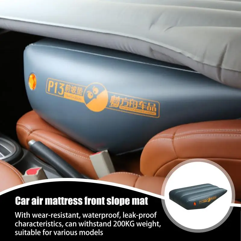 Universal Inflatable Car Mattress Car Inflatable Bed SUV Mattress Front Slope Pad Outdoor Camping Mat For