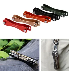 smart keychain aluminum multi-tool organizer pocket holder EDC gear camp clip bar folder clamp outdoor gadget kit collector