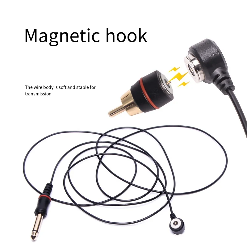 New Tattoo Hook Wire Magnetic Suction Hook Wire Motor Hook Wire RCA Port DC Port Tattoo Machine Maquina Para Tatuar Тату Машинка