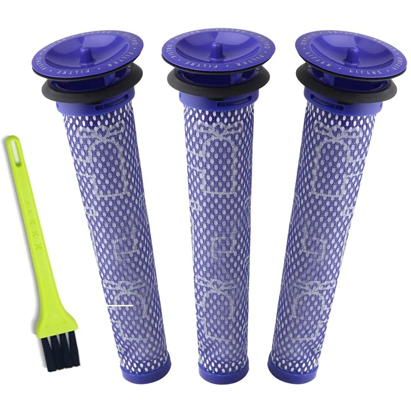 

Promotion!3 Pack Pre Filters for Dyson DC58, DC59, V6, V7, V8. Replacements Part 3 Filters Kit for Dyson Filter Replacements