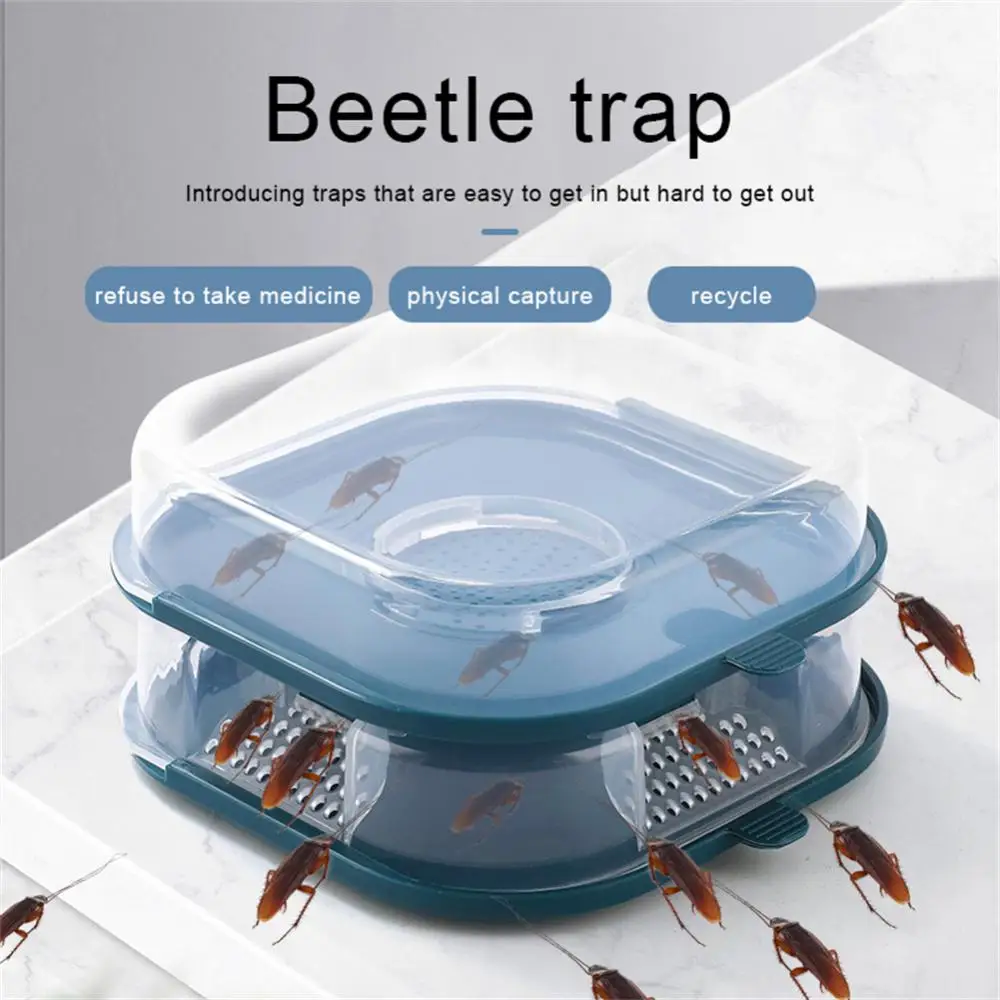 Cockroach Trap Box Physical Capture Reusable Spider Ants insect traps