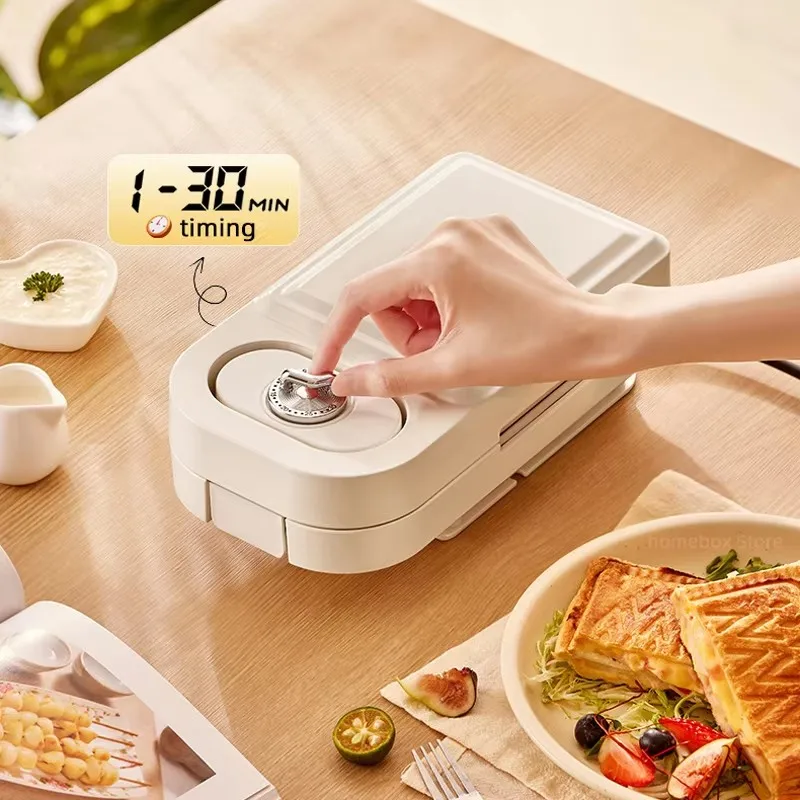Sandwich Maker Electric Sandwich Maker Waffle Machine Toaster Baker Multifunctional Breakfast Machine Takoyaki Pancake Donuts 220V