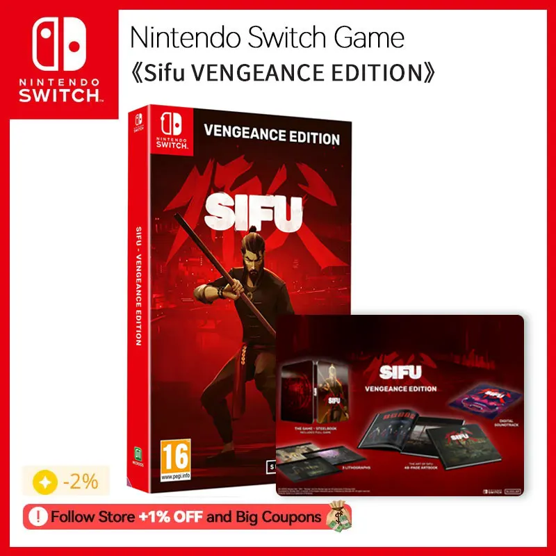 Offre De Jeu Pour Nintendo Switch, Édition Sifu Vengeance, Pour