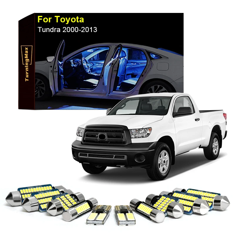 

Canbus Interior Lighting LED Bulbs Kit Package For Toyota Tundra 2000-Now Reading Trunk Dome Lights Indoor Lamps Car Accessories