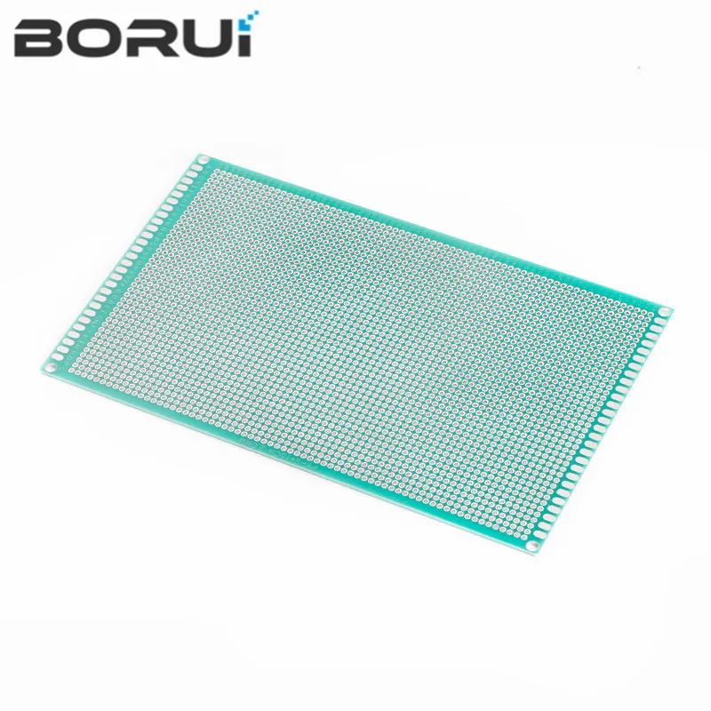 9x15 cm 프로토 타입 PCB 2 레이어 9*15CM 패널, 범용 보드, 양면 2.54MM, 녹색