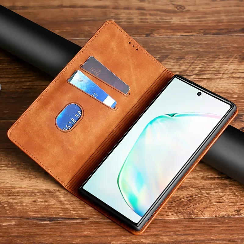 PU Leather Case For OPPO A74 A76 A77S A78 A79 A83 A91 A92 A92S A93 A93S A94 A95 A96 A97 A98 2022 4G 5G Flip Cover Protective Bag 3
