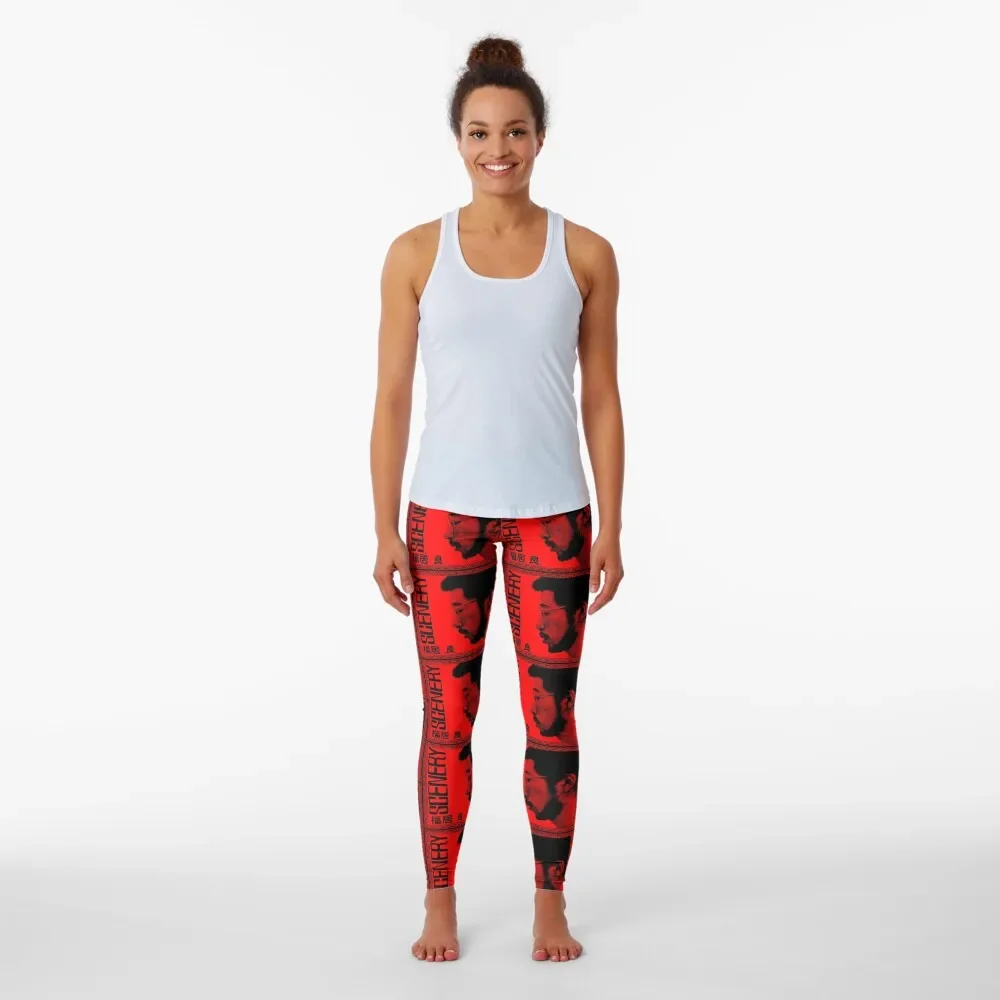 Ryo Fukui - Scenery Leggings Sports female push up fitness sportswear woman gym 2024 Womens Leggings