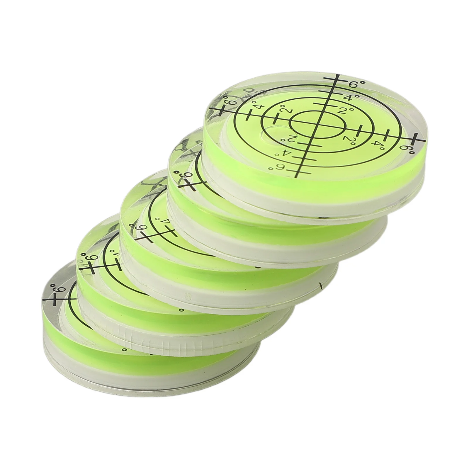 1/5Pcs 32mm Spirit-Bubble Degree Mark Mini Bubble Level 20°-30° Accuracy Round Measuring Meter Professional Measuring Tools