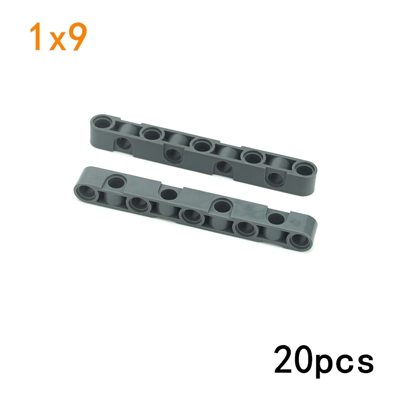 Enhanced Building Blocks Studless Liftarm Beam Set for DIY Crane Construction Projects