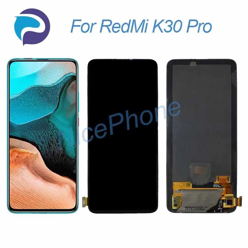 

Для RedMi K30 Pro LCD дисплей кодирующий преобразователь сенсорного экрана в сборе Замена для RedMi K30 Pro экран ЖК-дисплей