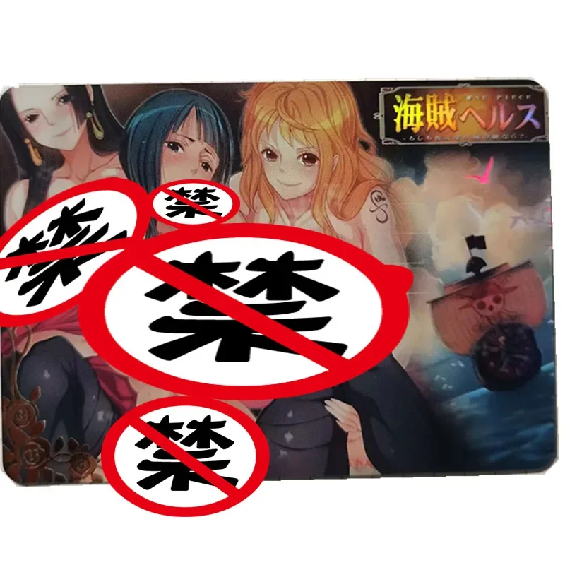 

1Pcs/set Anime One Piece ACG Nami Robin Hancock Sexy Nude Card DIY Classic Game Hobby Toy Gift Collection Card